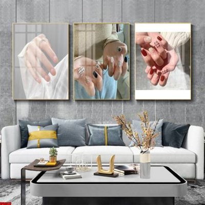 Tải file tranh gốc File tranh nail , tranh trang trí quán nail móng SPA3222 chất lượng cao