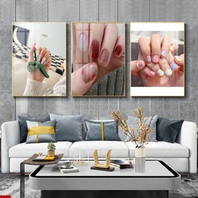 Tải file File tranh nail , tranh trang trí quán nail móng SPA3234 (PSD) cho in tranh 3D