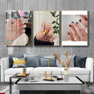 File ảnh File tranh nail , tranh trang trí quán nail móng SPA3237 (gốc) in quảng cáo ngoài trời