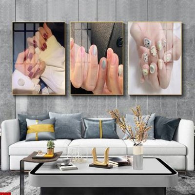 Tải file tranh gốc File tranh nail , tranh trang trí quán nail móng SPA3245 chất lượng cao