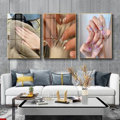 File gốc File tranh nail , tranh trang trí quán nail móng SPA3251 (thiết kế) độc quyền