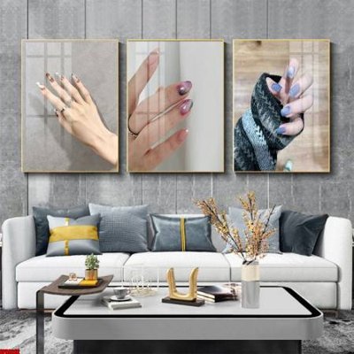 File in lụa File tranh nail , tranh trang trí quán nail móng SPA3262 (tân cổ điển) File tranh nail , tranh trang trí quán nail móng SPA3262