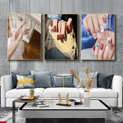 File gốc File tranh nail , tranh trang trí quán nail móng SPA3267 (PSD/TIFF) độ phân giải cao