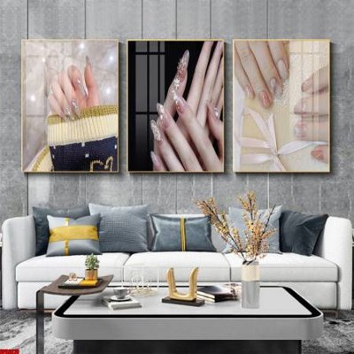 Tải về hình ảnh gốc File tranh nail , tranh trang trí quán nail móng SPA3270 sắc nét