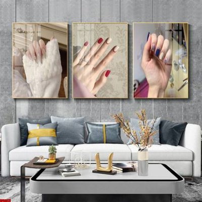 File PSD File tranh nail , tranh trang trí quán nail móng SPA3272 (bản gốc) chất lượng nhất