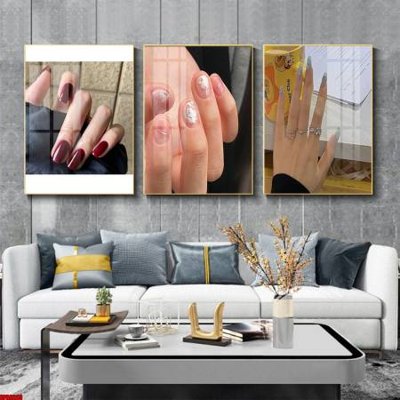 File gốc File tranh nail , tranh trang trí quán nail móng SPA3283 (phong cách) cổ điển