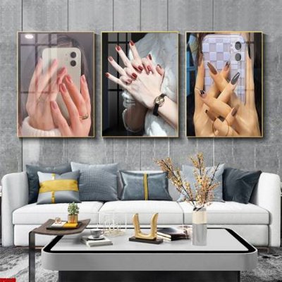 File gốc File tranh nail , tranh trang trí quán nail móng SPA3289 (vector) cho in ấn