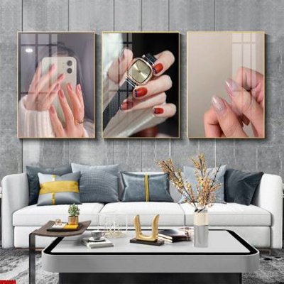 File ảnh File tranh nail , tranh trang trí quán nail móng SPA3294 (gốc) cho trang trí nội thất