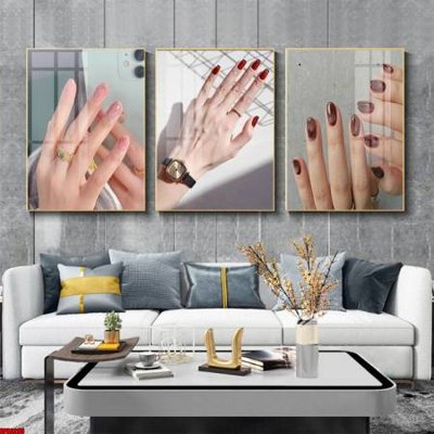 File PSD File tranh nail , tranh trang trí quán nail móng SPA3295 (chất lượng in ấn)