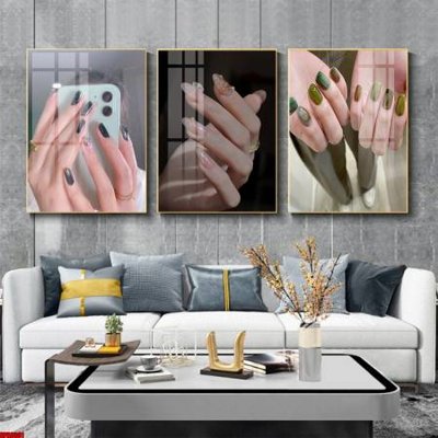 Download file gốc File tranh nail , tranh trang trí quán nail móng SPA3301 (in mica) 3D