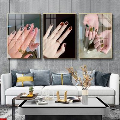 Hình ảnh file gốc File tranh nail , tranh trang trí quán nail móng SPA3302 (chất lượng cao)