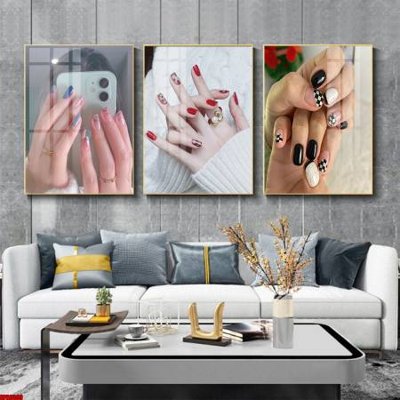 File tranh File tranh nail , tranh trang trí quán nail móng SPA3309 (gốc) chủ đề trẻ em