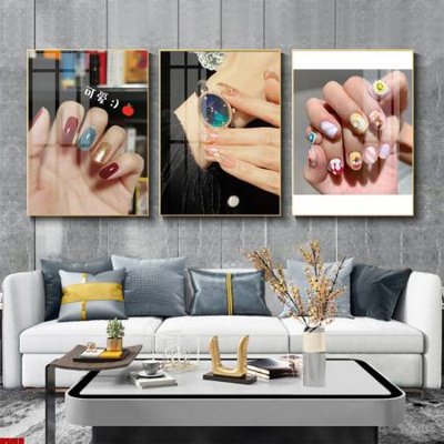 File PSD File tranh nail , tranh trang trí quán nail móng SPA3318 (gốc) cho designer