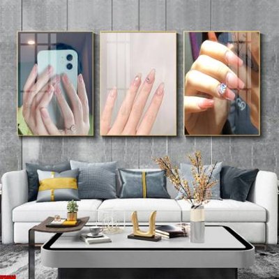 Hình ảnh gốc File tranh nail , tranh trang trí quán nail móng SPA3338 (để in khổ lớn)