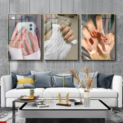 File in ấn File tranh nail , tranh trang trí quán nail móng SPA3347 (bản gốc) cao cấp