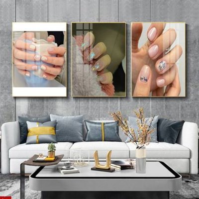 File gốc File tranh nail , tranh trang trí quán nail móng SPA3360 (in lụa) họa tiết 3D