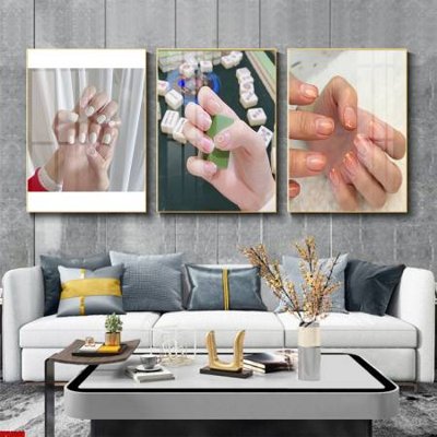 Download file ảnh gốc File tranh nail , tranh trang trí quán nail móng SPA3368 để in ấn