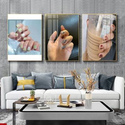 File tranh File tranh nail , tranh trang trí quán nail móng SPA3391 (bản gốc) treo tường