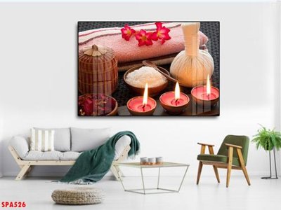 File in trần Tranh trang trí Spa SPA526 (bản gốc) phong cảnh