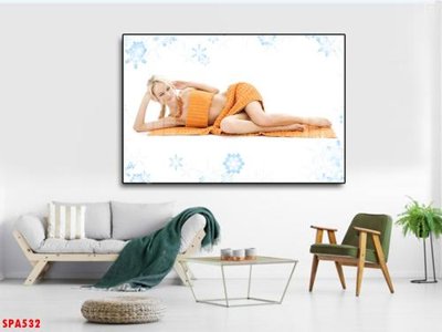 File in mica Tranh trang trí Spa SPA532 (bản gốc) siêu trong