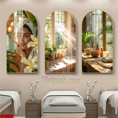 Tải file File tranh vòm spa kiểu mới SPA5504 (ảnh gốc) in tráng gương