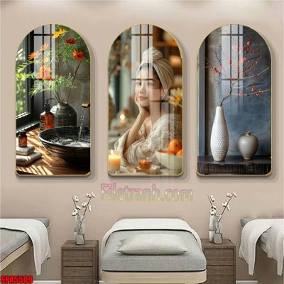 File tranh File tranh vòm spa kiểu mới SPA5509 (bản gốc) trang trí văn phòng