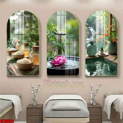 File ảnh File tranh vòm spa kiểu mới SPA5524 (gốc) in Hiflex