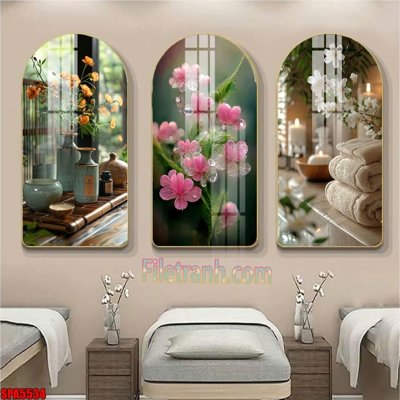 Tệp tin gốc File tranh vòm spa kiểu mới SPA5534 (dùng cho in ấn) chuyên nghiệp