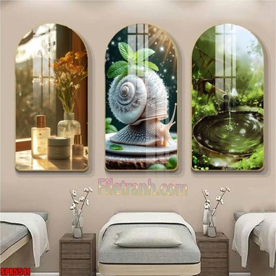 File ảnh File tranh vòm spa kiểu mới SPA5541 (gốc) dùng in Pano