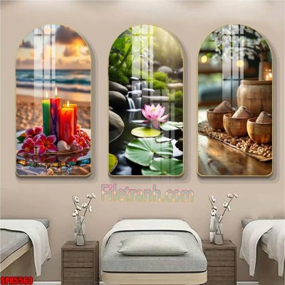 File tranh File tranh vòm spa kiểu mới SPA5563 (bản gốc) treo phòng ăn