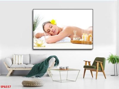 File gốc Tranh trang trí Spa SPA557 (in mica) cắt laser