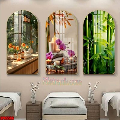 File gốc File tranh vòm spa kiểu mới SPA5586 (trang trí) phòng làm việc