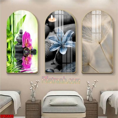 Tải file File tranh vòm spa kiểu mới SPA5605 (gốc) in tranh tráng gương