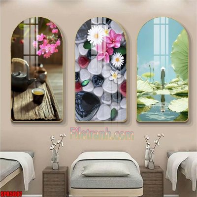 File gốc File tranh vòm spa kiểu mới SPA5607 (trang trí) phòng ngủ