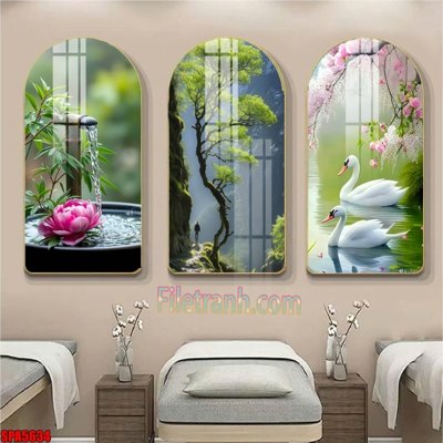 File gốc File tranh vòm spa kiểu mới SPA5634 (cho in ấn) từ Filetranh.com