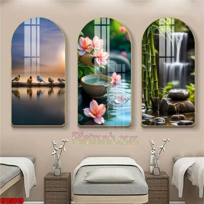 File PSD File tranh vòm spa kiểu mới SPA5649 (gốc) cho in quảng cáo