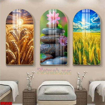 File tranh gốc File tranh vòm spa kiểu mới SPA5682 (bản đẹp) độc quyền