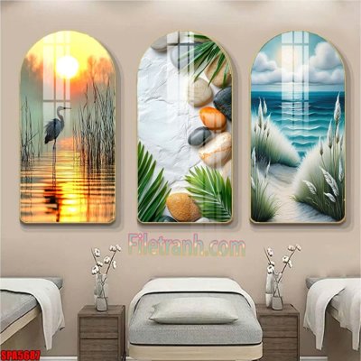 File tranh File tranh vòm spa kiểu mới SPA5687 (gốc) chủ đề trẻ em