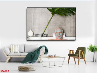 File gốc Tranh trang trí Spa SPA632 (in tráng gương) sang trọng