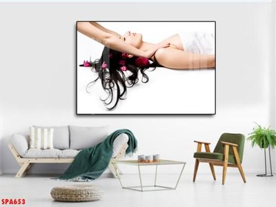 Chi tiết file tranh tráng gương Tranh trang trí Spa SPA653 (ảnh gốc)