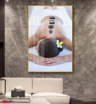 File tranh Tranh trang trí Spa SPA664 (bản gốc) treo quán cafe