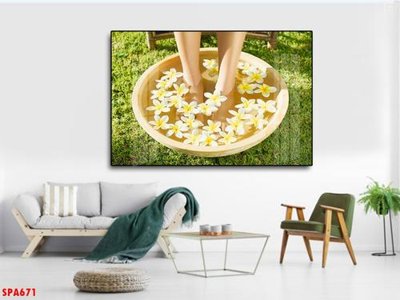 Chi tiết file ảnh Tranh trang trí Spa SPA671 sắc nét