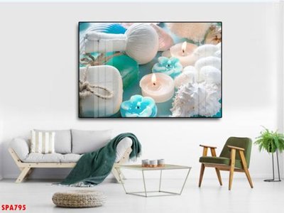 File PSD Tranh trang trí Spa SPA795 (bản gốc) dễ dàng edit