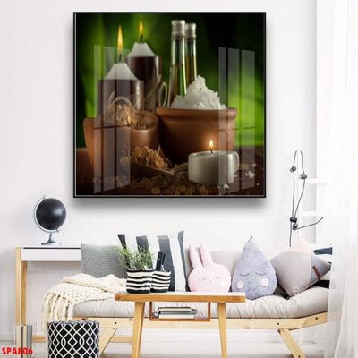 File in trần Tranh trang trí Spa SPA806 (bản gốc) hoa văn