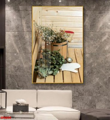 Ảnh gốc Tranh trang trí Spa SPA850 (nét căng) in mica