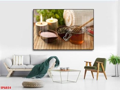 File ảnh Tranh trang trí Spa SPA854 (gốc) in PP, decal