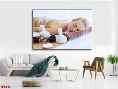 File gốc Tranh trang trí Spa SPA865 (chuẩn màu) cho in offset