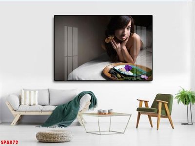 File in mica Tranh trang trí Spa SPA872 (ảnh gốc) đẹp