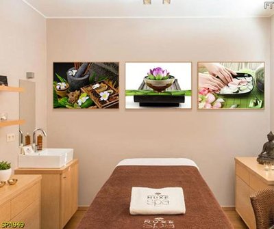 File ảnh Tranh trang trí Spa SPA949 (gốc) in PP, decal