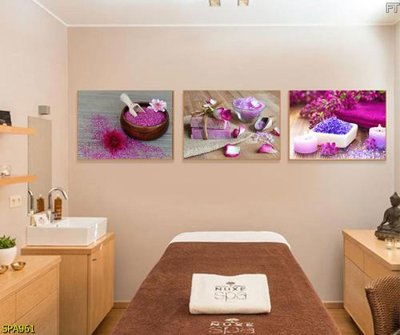 File PSD Tranh trang trí Spa SPA961 (chất lượng in ấn)